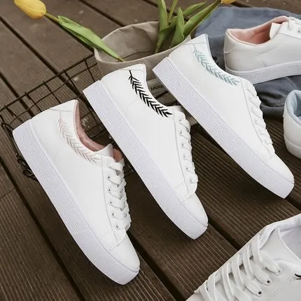 2019 Весенняя Новинка литературный белые туфли женские летние кружевные с пшеницы