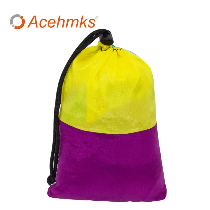 NEW ARRIVAL Outdoor Camping Hammock Portable Backpack Online Sale Indoor Furniture Colorful Hammocks Folding Beach Travel Campus | Мебель
