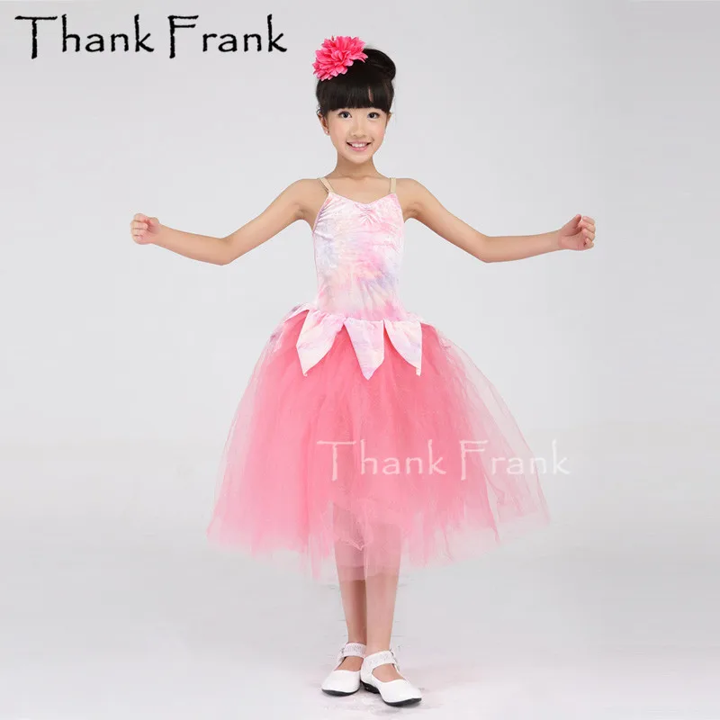 

Длинное балетное платье для девочек; бархатная одежда для балерины; танцевальный костюм; C441