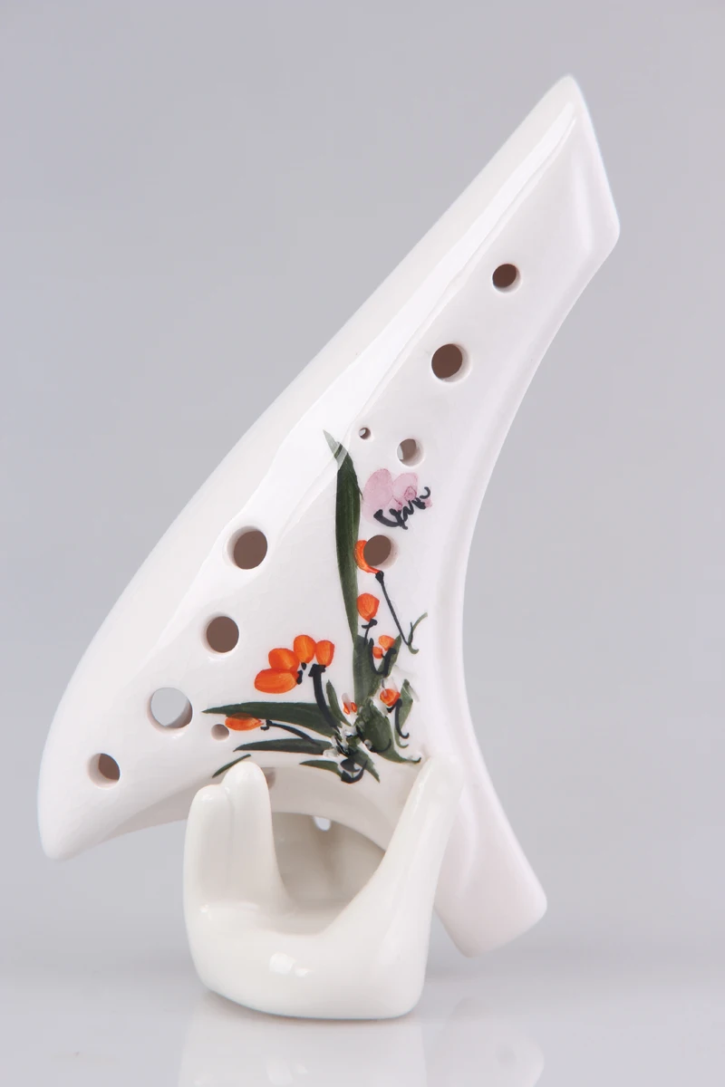 RL top quality new design professional 12 Hole Ocarina Instrument Ceramic Alto C Flute |