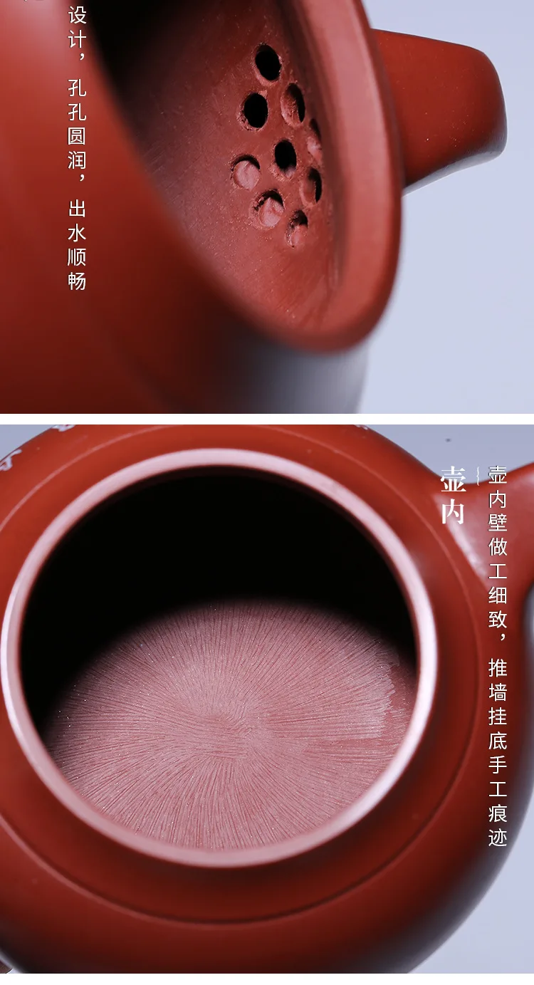 170ml Yixing Dahongpao Zisha Pot Master Wu Wencai Handmade Yuting Purple Sand Teapot Tea Set