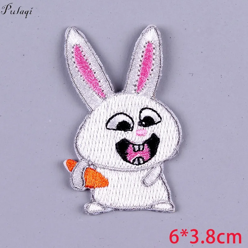 Нашивки аниме с героями мультфильмов DIY Вышитые нашивки для одежды милые нашивки с героями мультфильмов железные нашивки для одежды детские нашивки аппликация F - Цвет: Серый цвет с красноватым отливом