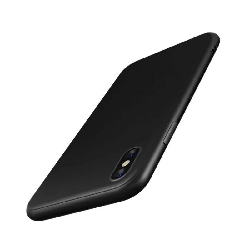 Mutural Черный Твердый чехол для Iphone 6 7 8 Plus X модные Повседневное половины завернутый