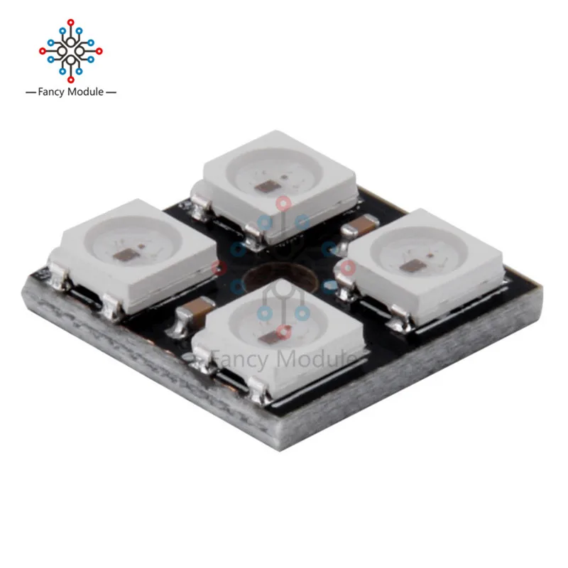 WS2812B 2*2 4 бит полный цвет 5050 RGB Светодиодная лампа панель света для Arduino |