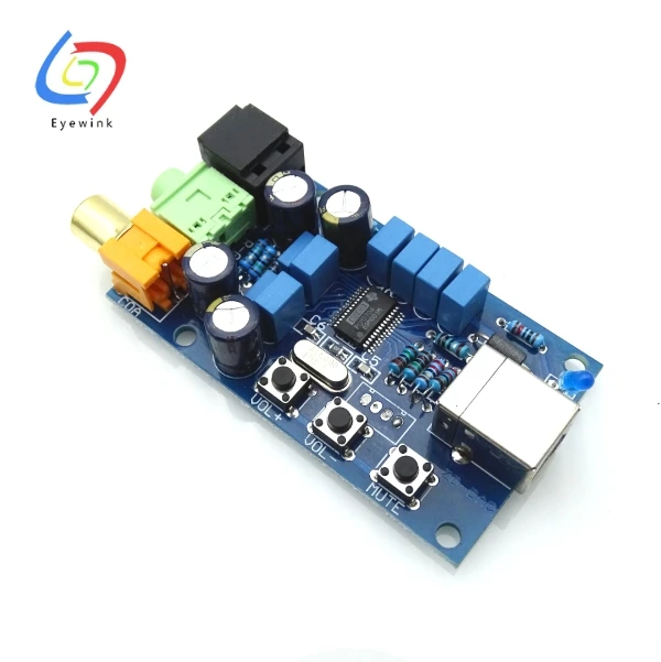 Eyewink PCM2704 USB DAC Мощность волоконно оптический коаксиальный аналог выход sz 11|driver|driver