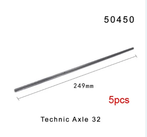 Axle 32-5pcs Smartable Technic Axle MOC части строительного блока игрушки Совместимые все бренды technic 32062/4519/3706/3707/3708/6587/24316/87083 игрушки - Цвет: Axle 32-5pcs