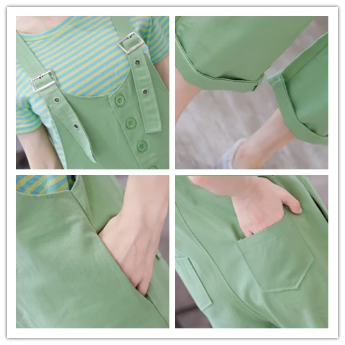 

Colored Korean Women Two Piece Outfits Combinaison Femme For Girl Students One Piece Pants Women 2 Piece Set Top And Pants