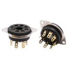 8-контактная ламповая розетка, пластиковое основание клапана K8A Octal Для EL34 KT88 5AR4 6SL7 6CA7 6V6 6L 6 винтажный Аудио Усилитель HiFi DIY, 1 шт.