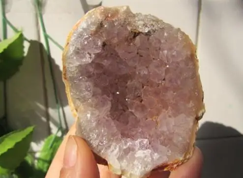 Топ! Редкий Натуральный красивый кварцевый кристалл Geode | Дом и сад