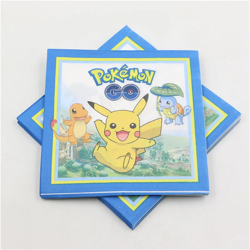 Высокое качество 81 шт. Pokemon Go тема для детей С Днем Рождения Вечеринка Детский день принадлежности украшения мультфильм принадлежности