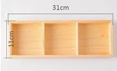 bamboo tray Декоративный цветочный горшок! Терра-котта мясистый цветочный горшок Квадратный керамический умывальник ZAKKA креативный Международный деревянный дивизион - Цвет: bamboo tray