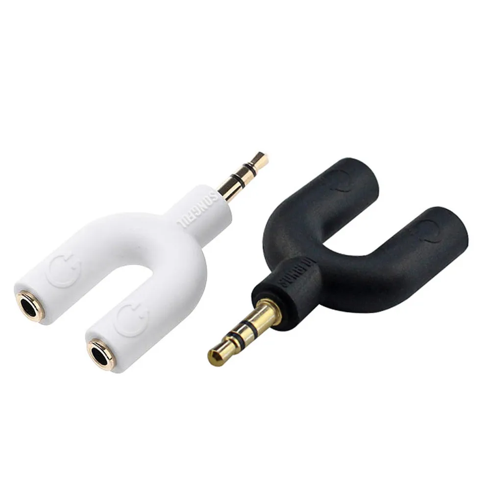 Mosunx Превосходное качество гарнитуры Adapter Kit U Форма 3.5 мм Y разветвитель для аудио