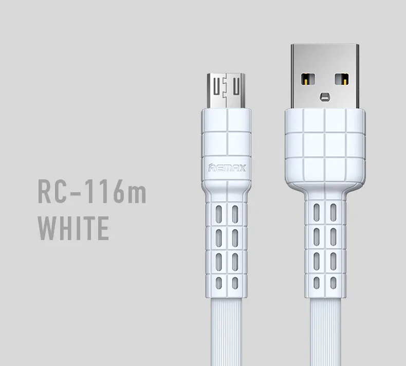 Remax Micro USB для iPhone Тип C Дата-кабель для зарядки плоский металлический зарядный кабель 2.4A прочный Быстрый зарядное устройство кабель для Iphone huawei