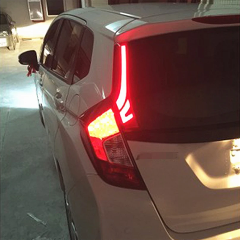 Автомобильный мигающий 2 шт. для Honda Fit Jazz 2014 2015 2016 2017 2018 Светодиодные ДХО задний