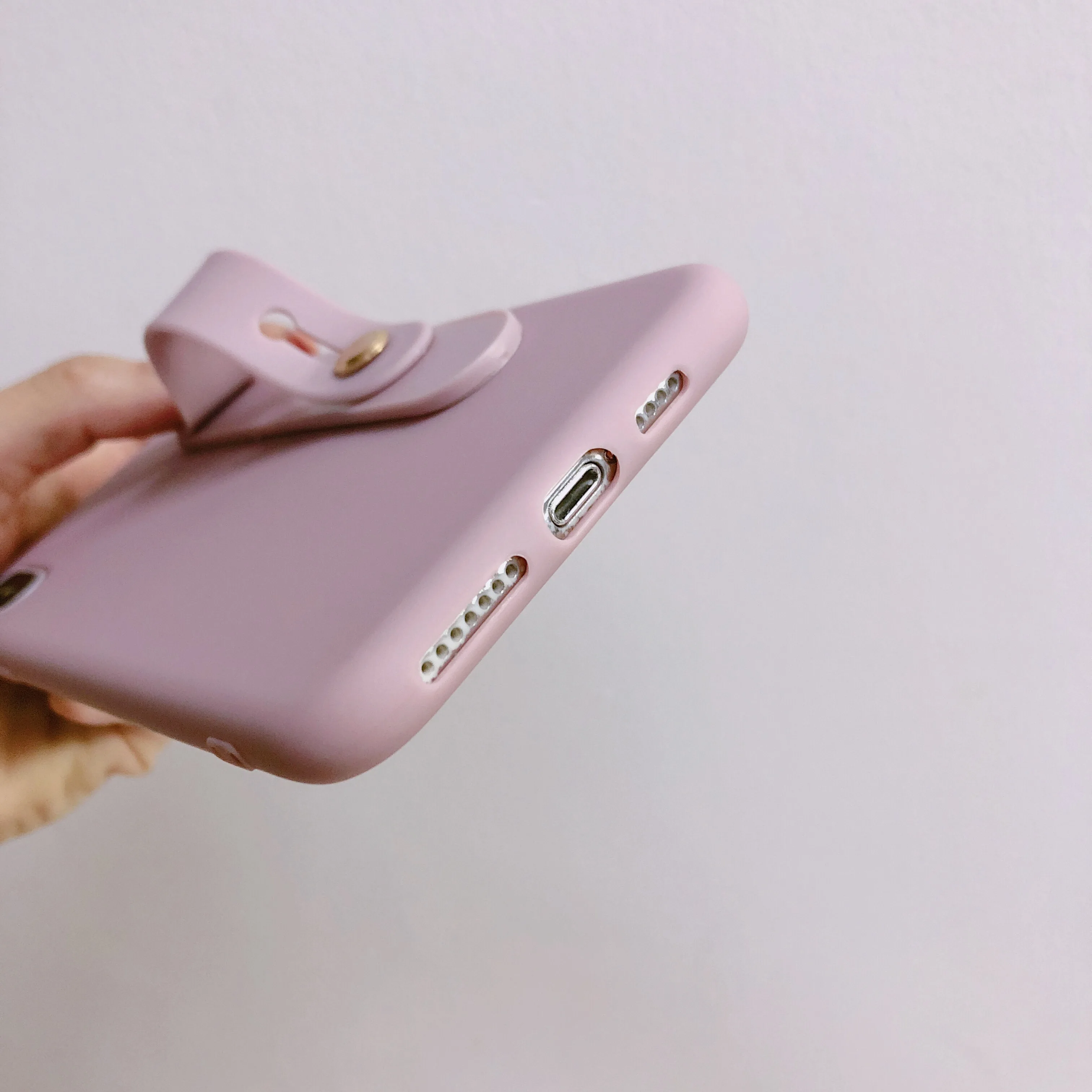 Милый карамельный цвет Мягкий Силиконовый ТПУ ремешок на запястье кольцо