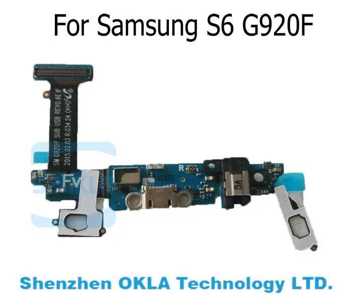 1 шт./лот для Samsung S6 G920F Edge G925F USB-коннектор док-станции порт зарядки аудиоразъем