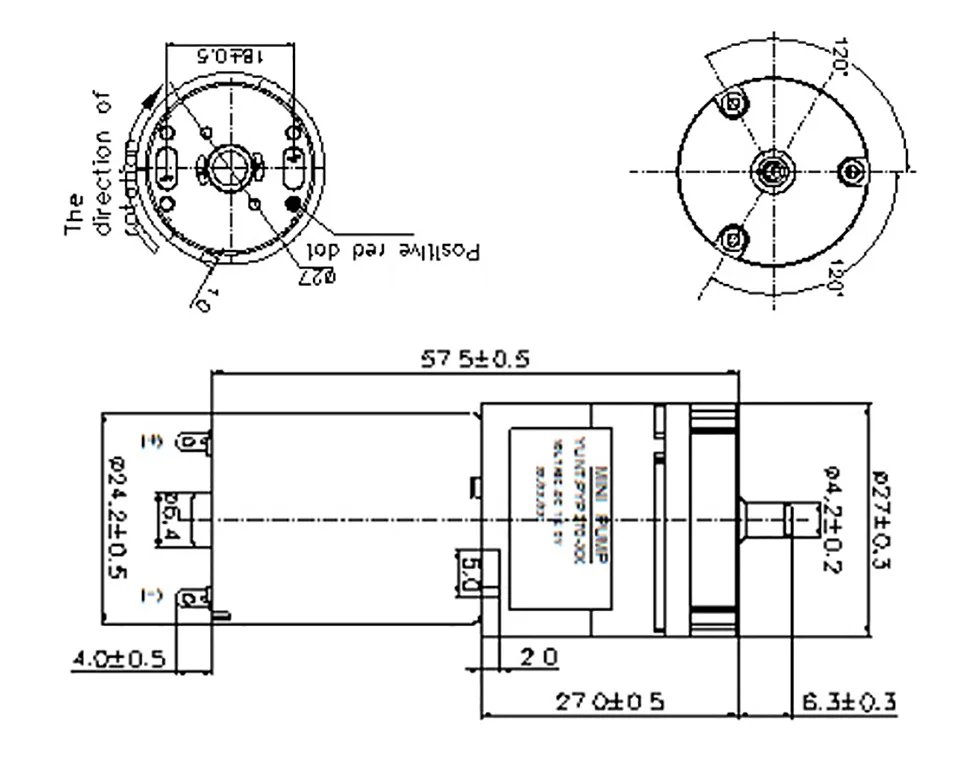 YIMAKER DC 12V Micro воздушный насос для воды вакуумный высокого давления