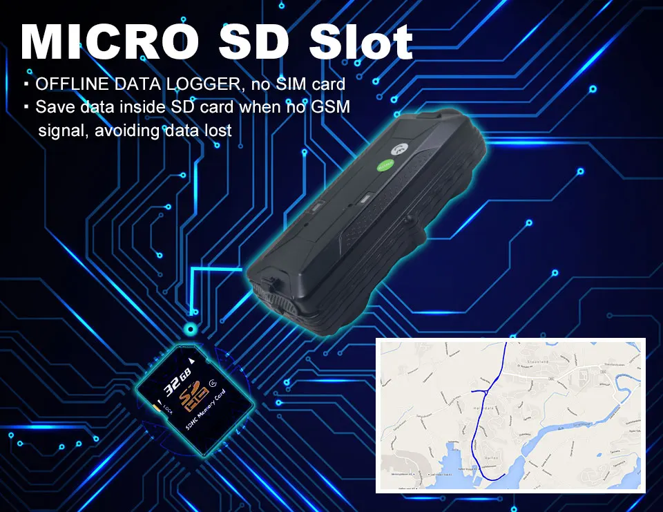 20000 мАч Магнитный WiFi gps трекер офлайн SD регистратор данных GSM голосовое подслушивающее устройство безопасность актива движения и демонтаж сигнализации