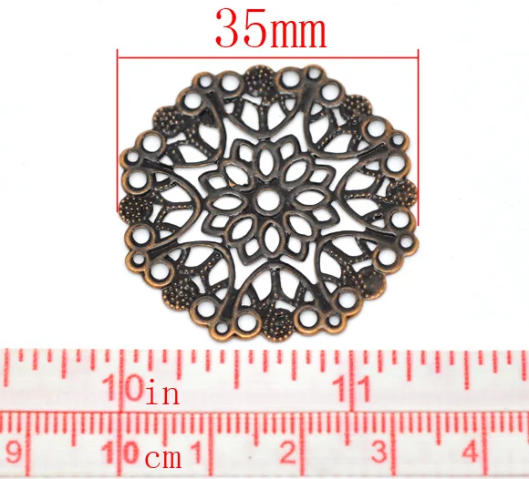 DoreenBeads 50 медный цвет фоторазъемы 35 мм (B14748) yiwu|jewelry shoulder|jewelry friendshipjewelry punch |