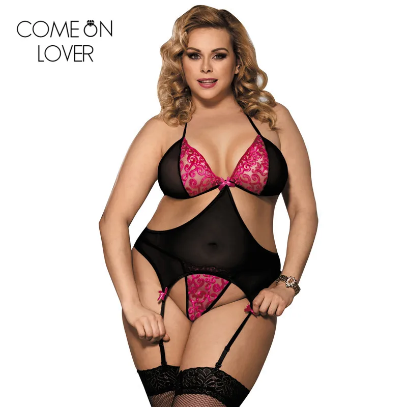 

RE80357 Comeonlover Новое поступление прозрачная сексуальная ночная рубашка высокого качества, сексуальное нижнее белье, тянутся, костюм размера пл...