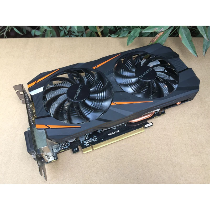 Видеокарты GIGABYTE GTX 1060 6 Гб видеокарта GPU карта для nVIDIA Geforce оригинальная видеокарта GTX1060 6 ГБ 192Bit HDMI PCI-E X16
