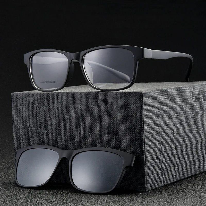 Мужские и женские очки в стиле ретро поляризованные солнцезащитные с зеркальной