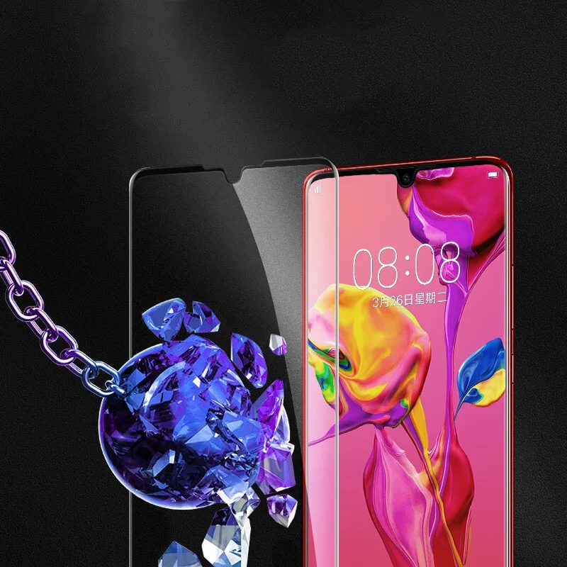 2 шт 9D полное покрытие из закаленного стекла для huawei mate 20 P30 Pro P20 Lite Защитное стекло для экрана для huawei P smart чехол