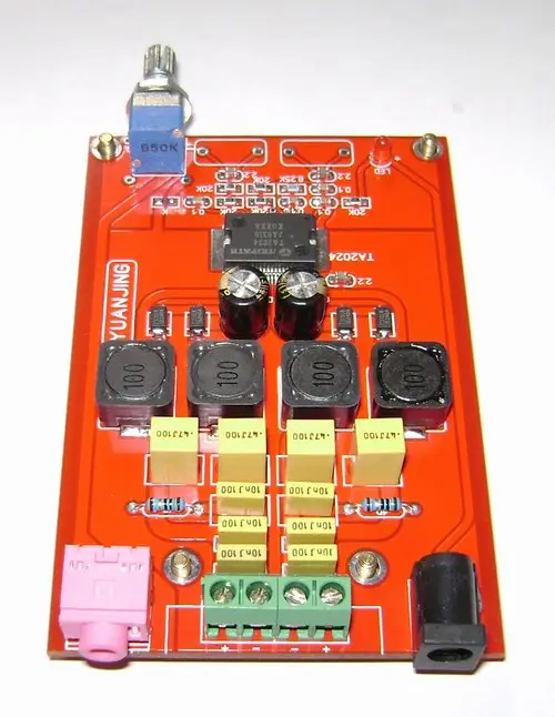 

TA2024 2.0 digital power amplifier board(10W*2)