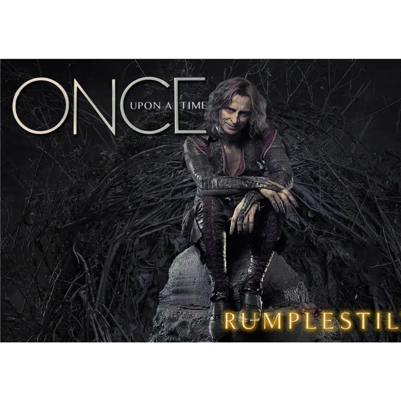 Once Upon a Time домашний интерьер украшения Крафт Фильм плакат рисунок core наклейки на стену - Цвет: Синий