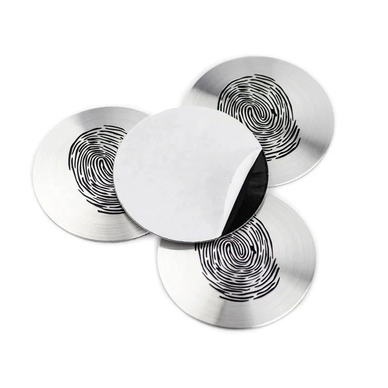 

4 pcs 56mm Fingerprint Style Aluminum Wheel Hub Cap Stickers Badge Wheel Center Cap Sticker Car Styling