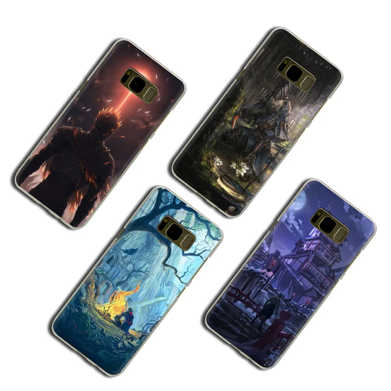 Dark souls жесткий чехол для телефона с рисунком в виде обложка чехол для Samsung Galaxy S6 7 Edge S8 9 Plus S10 E Plus Note8 9 M10 20 30 40