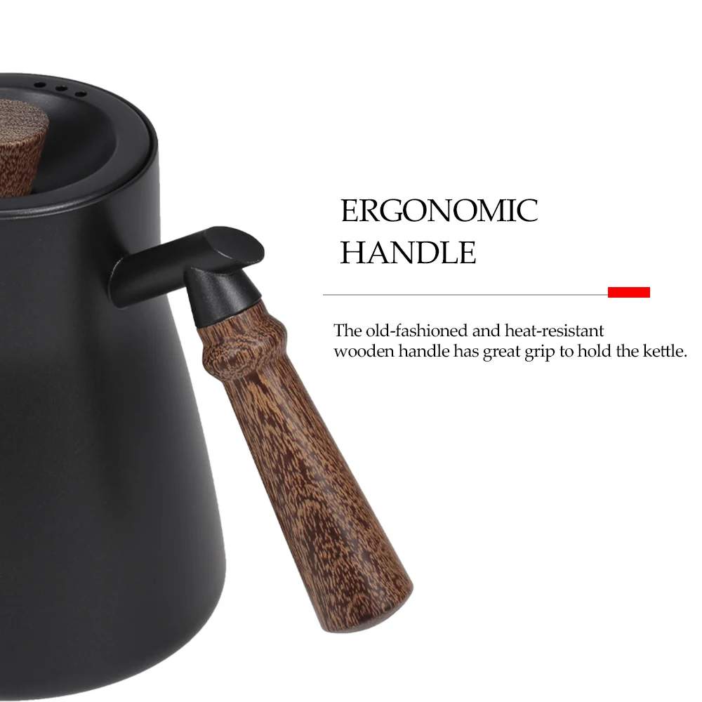 Чайник для кофе с термометром и крышкой 850 мл|Кофейники| |