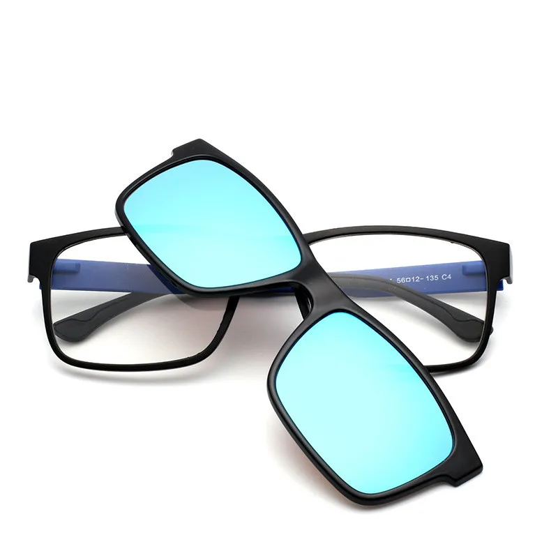 

Очки tr90 с поляризационными стеклами для солнцезащитных очков, магнитная оптическая оправа с двойным ободком