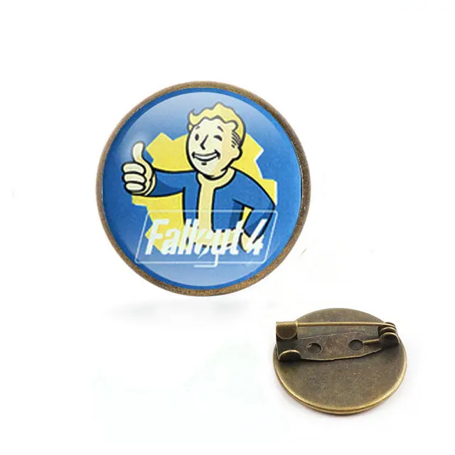 x31-12 Пип бой простой милый Nuka Cola Fallout Raduation 4 Женская Брошь сплав броши модный стиль значок косплея броши аксессуары - Окраска металла: x31-12