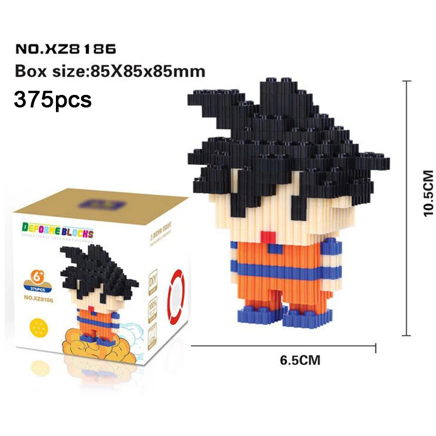 DOLLRYGA игрушка малыш классический мультяшный персонаж микро строительные блоки Knut