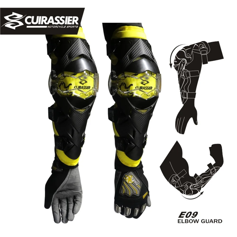 Коленные наколенники мотоциклиста Cuirassier защитная наколенная подушка защита внедорожников MTB Motocross подпорки локтя защитные аксессуары.