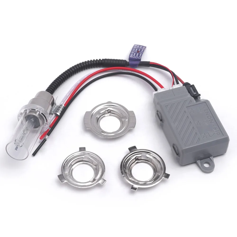 35 Вт Xenon moto rcycle HID kit Фары H4 BA20D H6 Hi/Lo 6000K фары универсальные противотуманные лампы