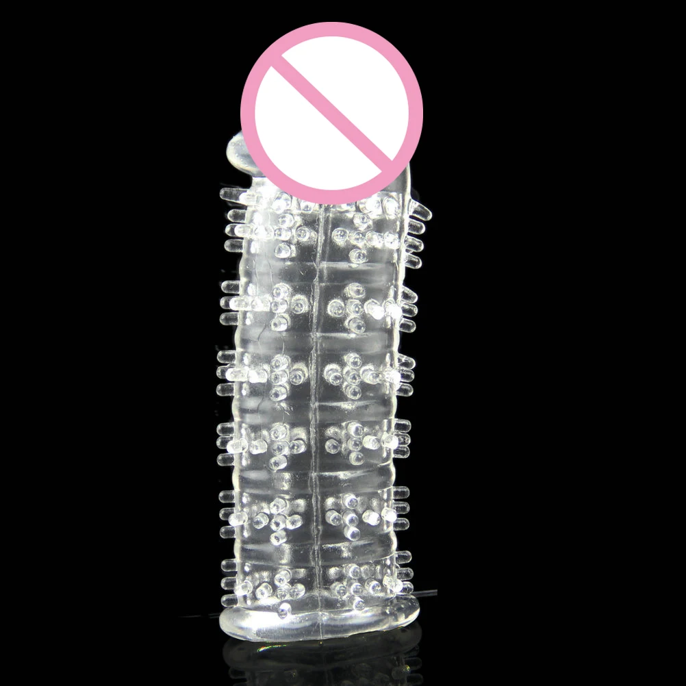 Расширитель пениса candiway в горошек смелый многоразовый фаллоимитатор чехол для