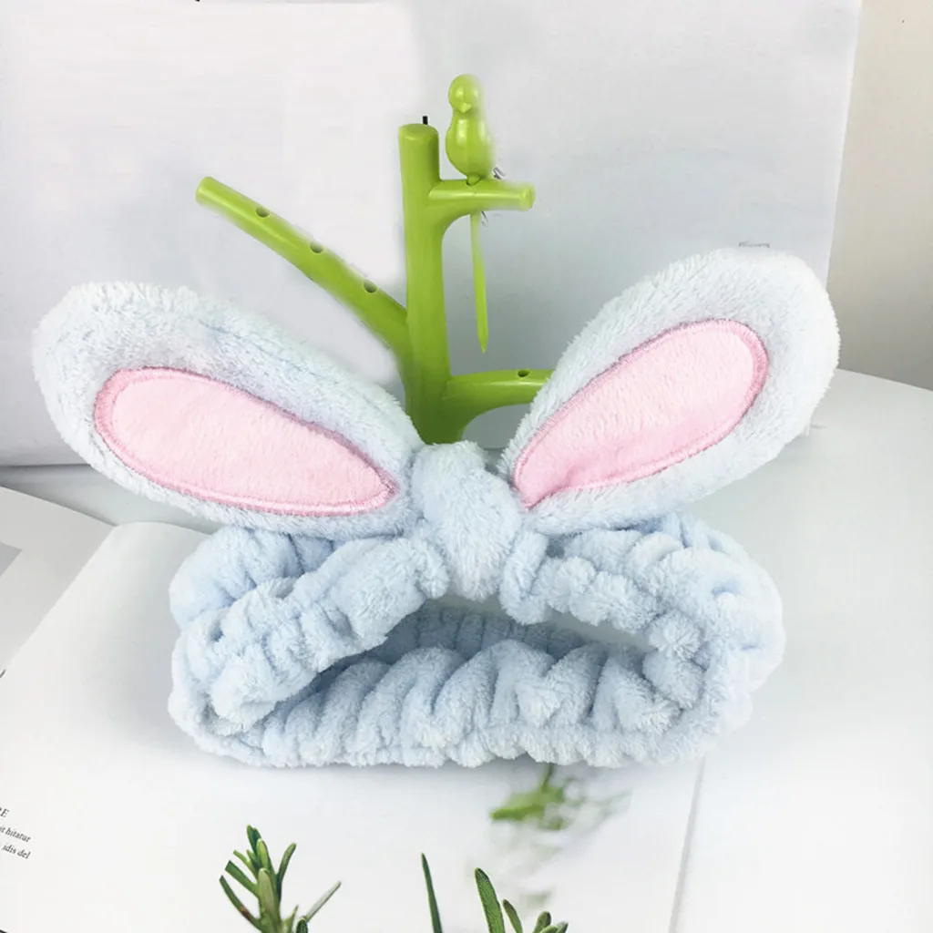 Коралловый флис Hairbow крест повязка на голову для смывание макияжа с лица Lady Bath косметическая маска; эластичная повязка Мягкий тюрбан для волос D1