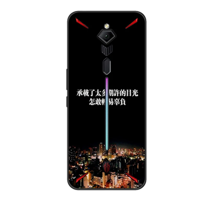 Красивый чехол для Nubia Red magic 3 Мягкая силиконовая задняя крышка Redmagic3 Redmagic NX629J