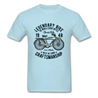 Футболка мужская приталенная, светильник Бая, с рисунком велосипеда