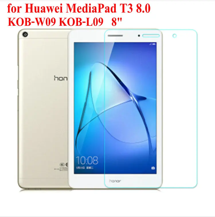 Для huawei MediaPad T3 8,0 закаленное Стекло Экран протектор чехол пленка для huawei MediaPad T3 8,0 KOB-W09 KOB-L09 " Стекло - Цвет: HW T3 8.0