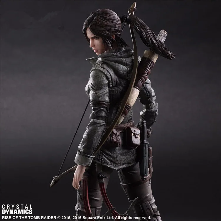 Экшн-фигурка The Tomb Raider Lara Croft Play Arts Kai Toys 270 мм аниме-игрушки Rise of The Tomb Raider Playarts Lara