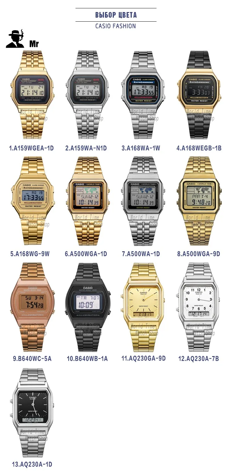 Casio часы золотые часы мужчины лучший бренд класса люкс LED цифровые водонепроницаемые кварцевые мужские часы спортивные военные наручные часы relogio masculino reloj hombre erkek kol saati montre homme zegarek meski