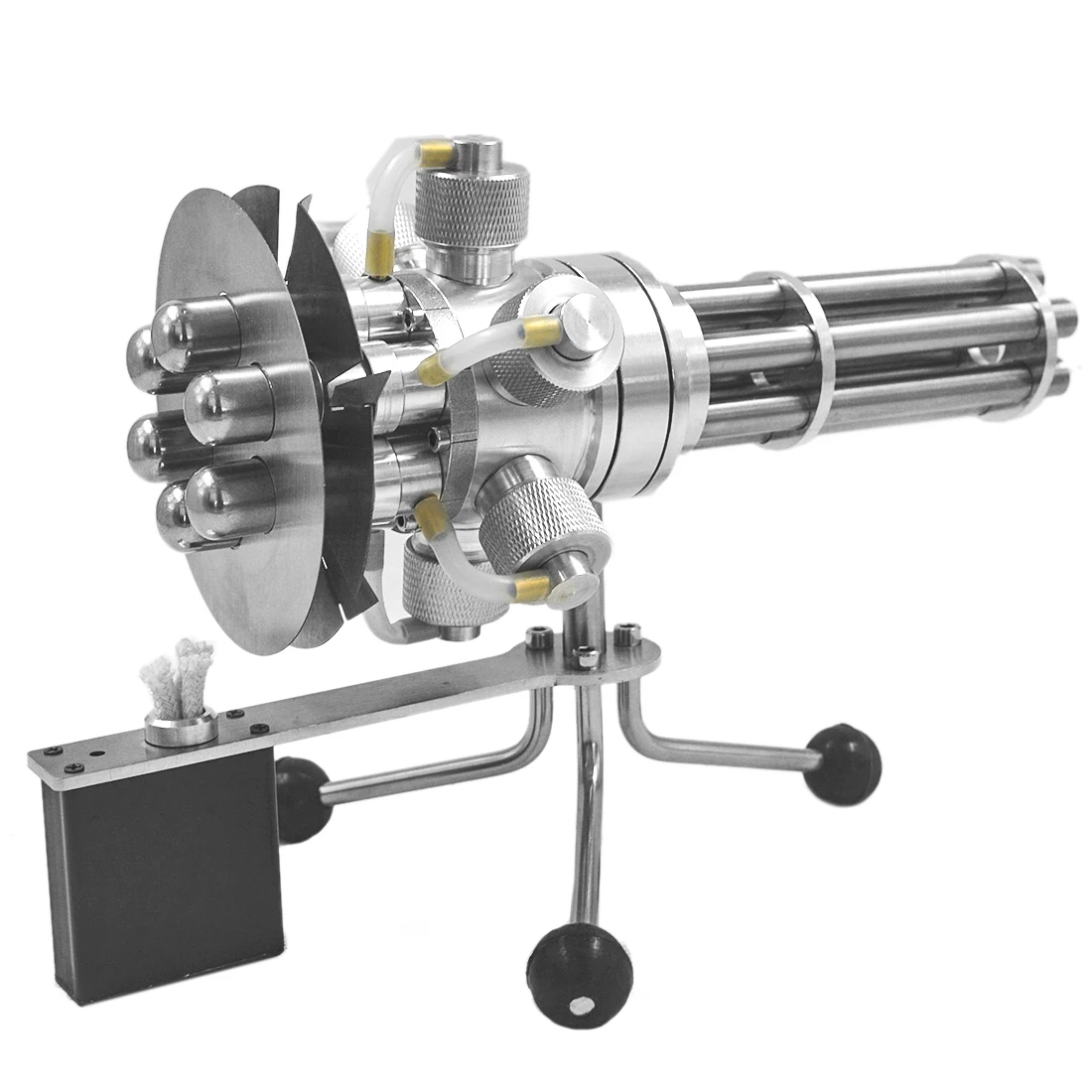 

Six Cylinders Metal Rotating Stirling Engine Model