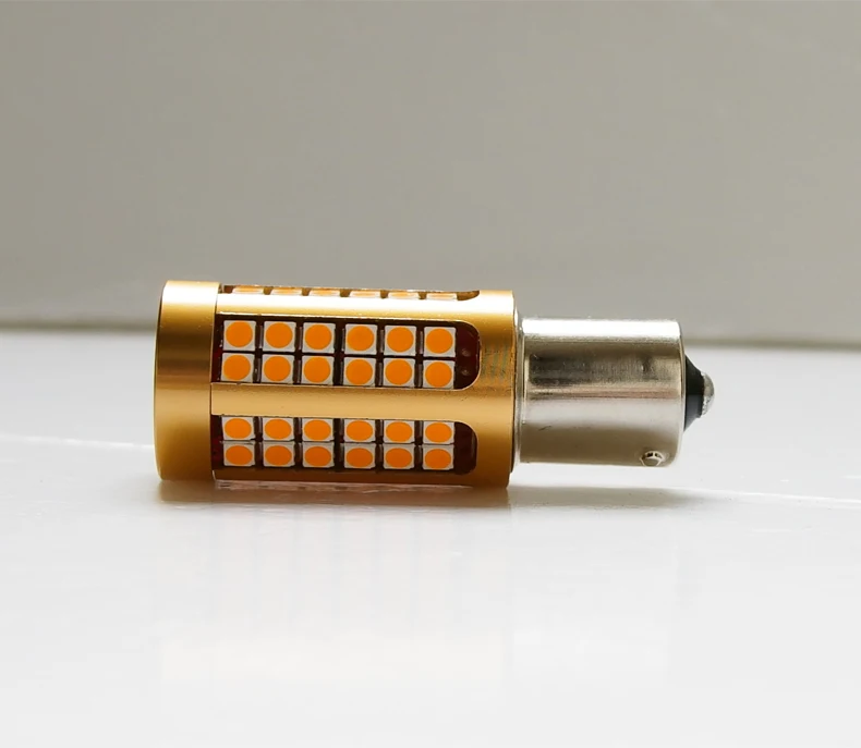 1 шт. P21W светодиодный Canbus 1156 BA15S PY21W BAU15S 1157 BAY15D T20 7440 W21W 7443 W21/5 W светодиодные лампы для авто указатели поворота, желтый, белый