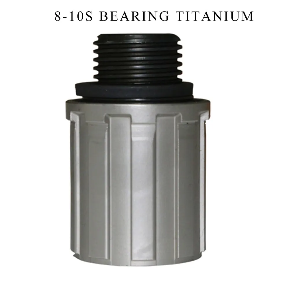 Bearing Titanium MTB велосипедный велосипед 8-10/8-11 speed Freehub алюминиевый сплав комплект корпуса шарикоподшипник черный титан Freehub для 8/9/10/11 скоростных велосипедов - Цвет: Bearing Titanium