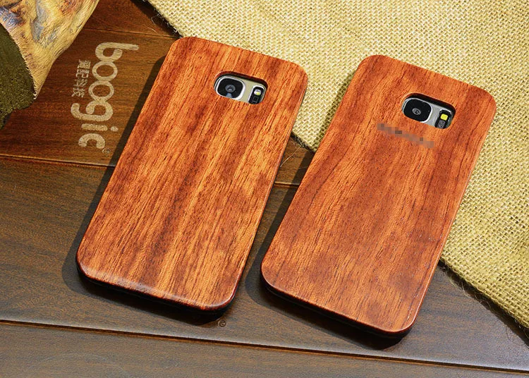 Для samsung s7 деревянный ящик тонкий натуральный бамбук резьба деревянная Пластиковая Задняя крышка для samsung galaxy s7 edge s8 plus s7 s8