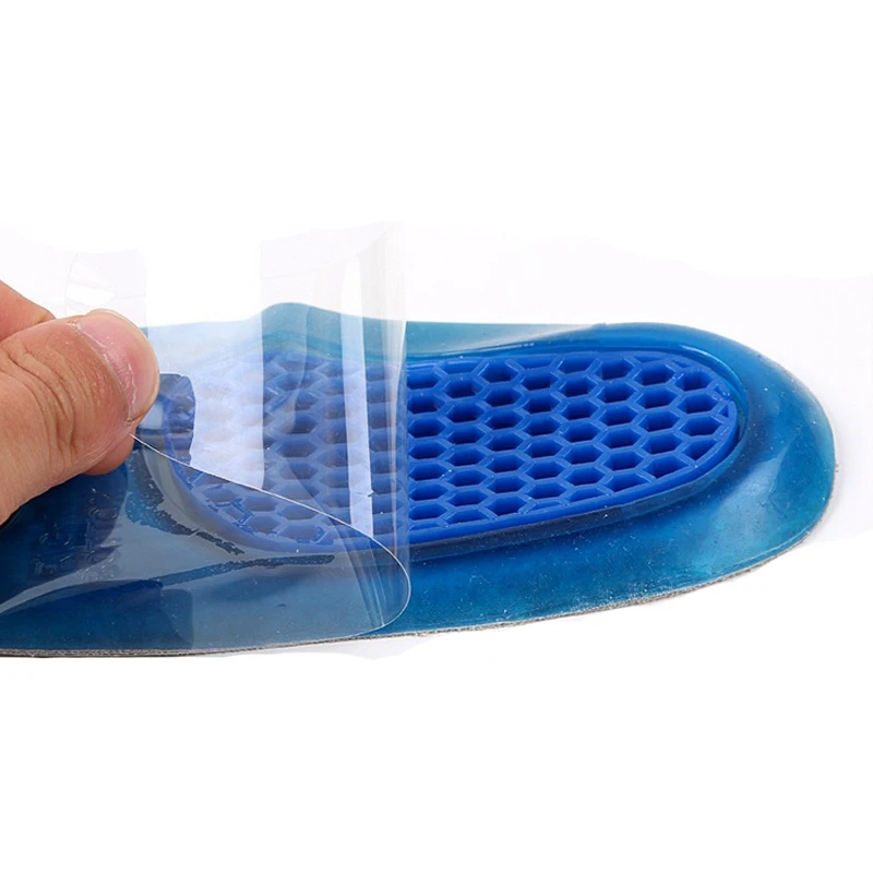 Силиконовые гелевые стельки для пятки массажные подошвенного фасциита