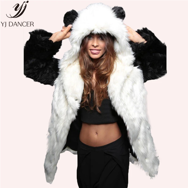 winter New warm Plus Size Fashion Women Casual Loose size Warm Plush Ear coat Fur thick Mink Cute Lady's fur Ljj0236 | Женская